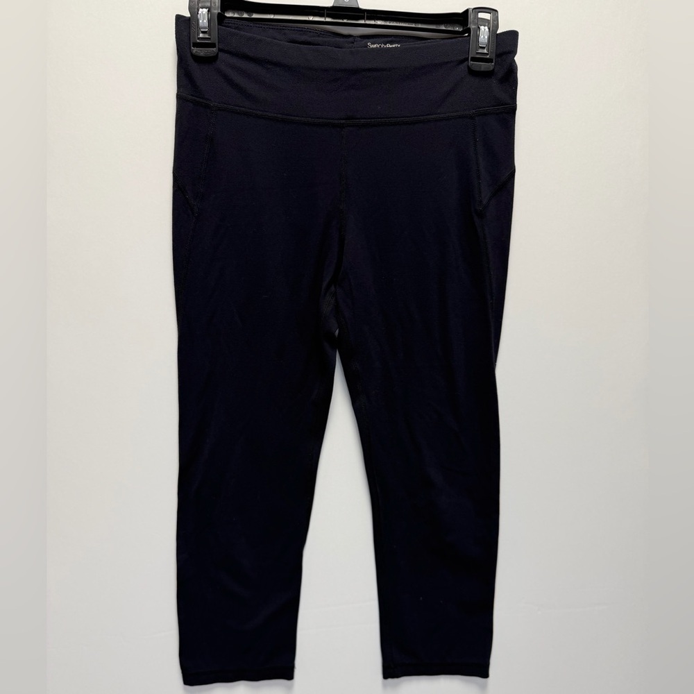 Sweaty Betty Black Capri Leggings Size Small